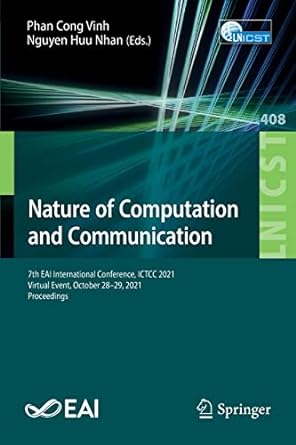 nature of computation and communication 7th eai international conference ictcc 2021 virtual event october 28