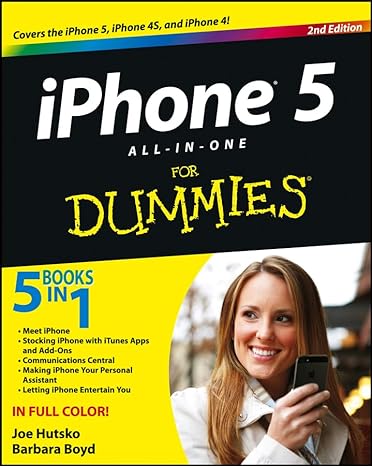 iphone 5 all in one for dummies 2nd edition joe hutsko ,barbara boyd 1118407946, 978-1118407943