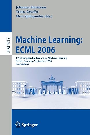 machine learning ecml 2006 17th european conference on machine learning berlin germany september 2006