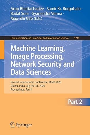 machine learning image processing network security and data sciences second international conference mind