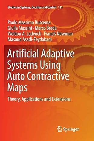 artificial adaptive systems using auto contractive maps theory applications and extensions 1st edition paolo