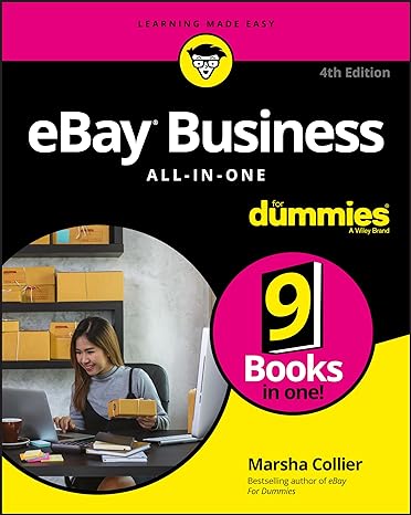 ebay business all in one for dummies 4th edition marsha collier 1119427711, 978-1119427711