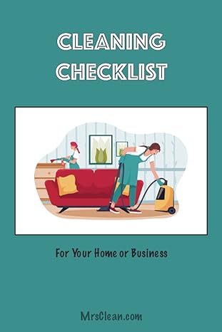 cleaning checklist a checklist guide for cleaning 1st edition rosemary v covert ,r v covert 979-8739873453