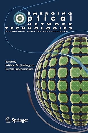 emerging ptical network technologies 1st edition krishna m sivalingam ,suresh subramaniam 1441935517,