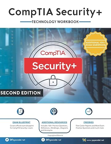 comptia security+ technology workbook 2nd edition ip specialist 1082549452, 978-1082549458