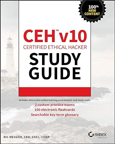 ceh v10 certified ethical hacker study guide 1st edition ric messier 1119533198, 978-1119533191