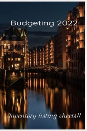 budgeting 2022 budgeting 1st edition ms lisa jackson 979-8407776949