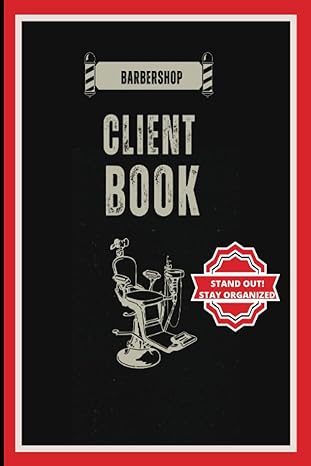 barber client book stay organized stand out with schedule pages and alphabetical client information pages 1st