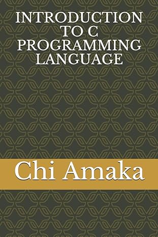 introduction vito c programming language 1st edition chi amaka 979-8571985321