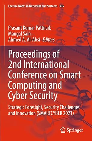 proceedings of 2nd international conference on smart computing and cyber security strategic foresight