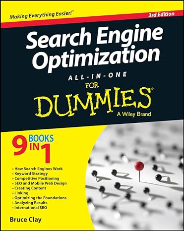 search engine optimization all in one for dummies 3rd edition bruce clay 1118921755, 978-1118921753