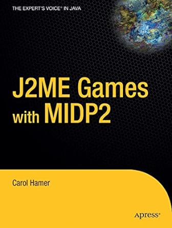 j2me games with midp2 1st edition carol hamer 1590593820, 978-1590593820