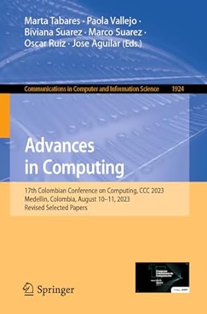 advances in computing 17th colombian conference on computing ccc 2023 medellin colombia august 10 11 2023