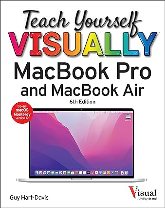 teach yourself visually macbook pro and macbook air 6th edition guy hart davis 1119892996, 978-1119892991