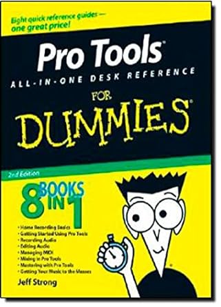 pro tools all in one desk reference for dummies 2nd edition jeff strong 0470239476, 978-0470239476