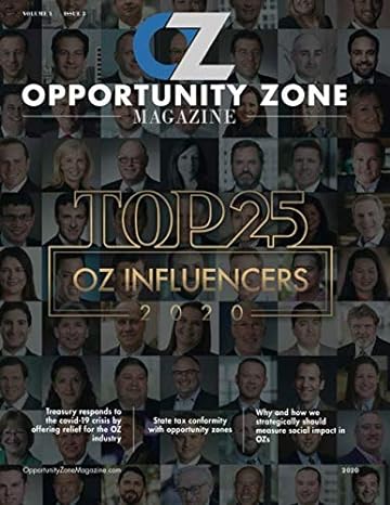 top 25 oz influencers 2020 opportunity zone magazine 1st edition ali jahangiri ,jerry mcgaughy ,jeremy