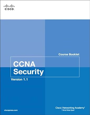 ccna security course booklet version 1.1 1st  edition cisco networking academy 1587133075, 978-1587133077