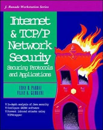 j ranade workstation series internet and tcp/p network security securing protocols and applications 1st