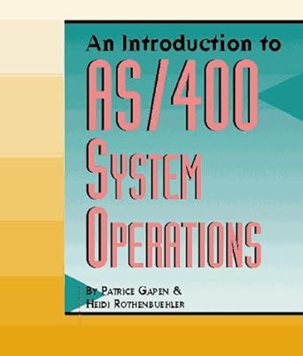 an introduction to as/400 system operations 1st edition john enck ,ruggero adinolfi 1882419294, 978-1882419296