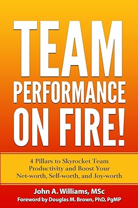 team performance on fire 4 pillars to skyrocket team productivity and boost your net worth self worth and joy