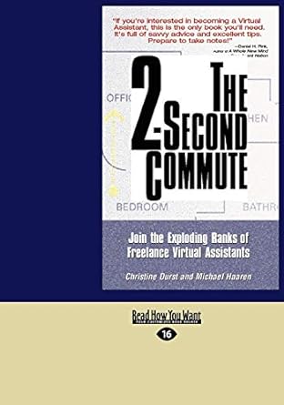 the 2 second commute join the exploding ranks of freelance virtual assistants 1st edition christine durst