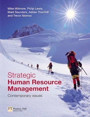 strategic human resource management contemporary issues 1st edition mark saunders b00npoqy2q
