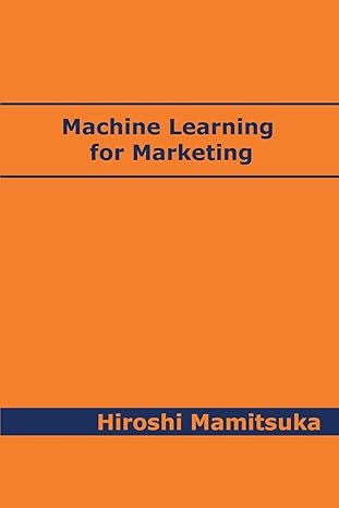 machine learning for marketing 1st edition hiroshi mamitsuka 4991044529, 978-4991044526