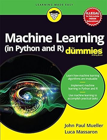 machine learning for dummies 1st edition luca massaron john paul mueller 8126563052, 978-8126563050