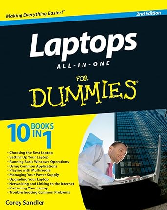 laptops all in one for dummies 2nd edition corey sandler 0470464909, 978-0470464908