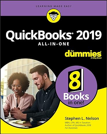 quickbooks 2019 all in one for dummies 1st edition stephen l nelson 1119523745, 978-1119523741