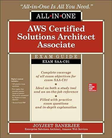 aws certified solutions architect associate all in one exam guide 1st edition joyjeet banerjee 1260108279,