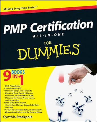 pmp certification all in one desk reference for dummies 1st edition cynthia snyder stackpole 0470087153,