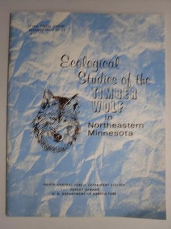 ecological studies of the timber wolf in northeastern minnesota 1st edition l d mech ,l d frenzel b000mbze8k