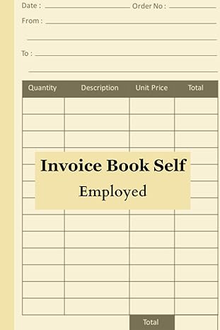 invoice book self employed 1st edition publidy job b0clb35lgp