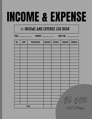 Income And Enxpense Ncome And Enxpense Log Book