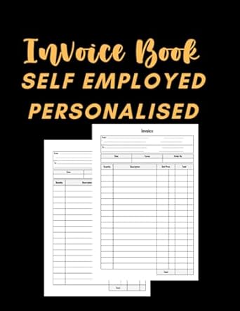 invoice book self employed personalised 1st edition alouma sritiuk b0cltm3yc8