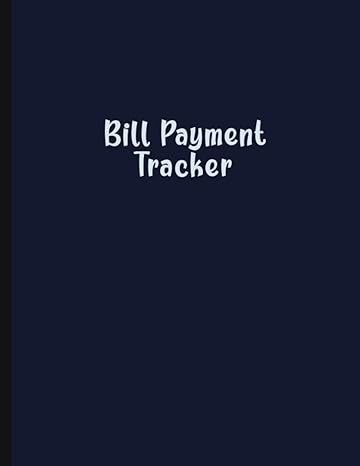 bill payment tracker 1st edition elbalili publishing b0ch2r4t3v