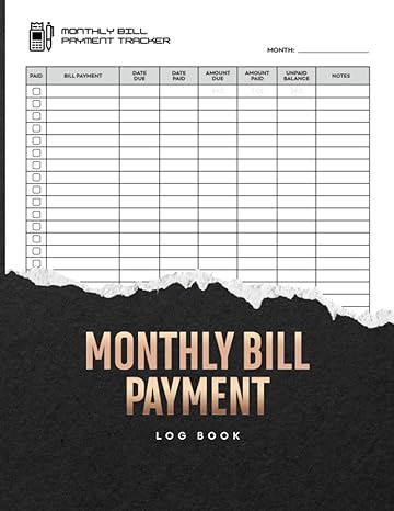 monthly bill payment log book 1st edition boodabmc publishing b0c87px1dg