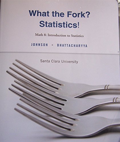 what the fork statistics math 8 introduction to statistics 1st edition richard a. johnson, gouri k.