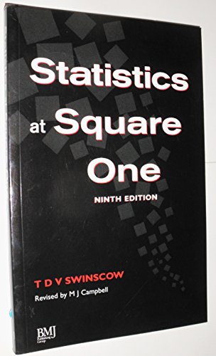 statistics at square one 9th edition t d v swinscow 0727909169, 9780727909169