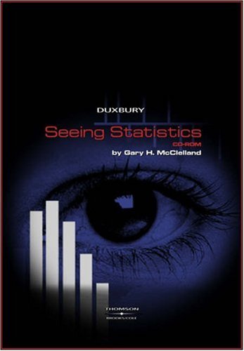 seeing statistics cd rom 1st edition gary h. mcclelland 0534392148, 9780534392147