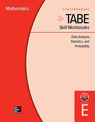 tabe skill workbooks level e data analysis statistics and probability 1st edition contemporary 007660344x,
