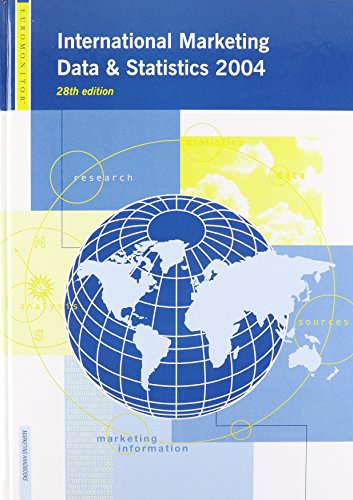 international marketing data and statistics 2004 28th edition euromonitor publications 1842642901,