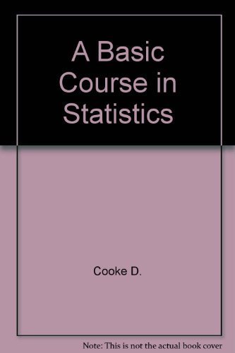 a basic course in statistics 1st edition g. m clarke 0470265272, 9780470265277