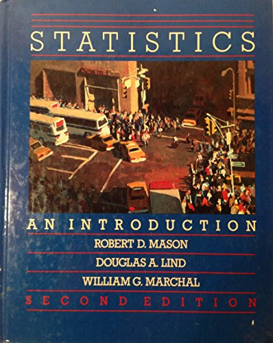 statistics an introduction 2nd edition robert deward mason 0155835300, 9780155835306