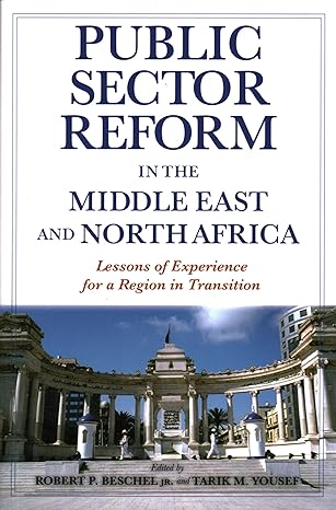 public sector reform in the middle east and north africa lessons of experience for a region in transition 1st