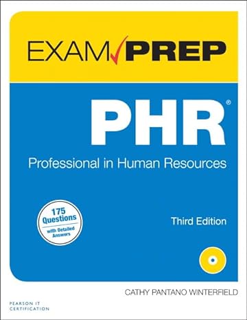 phr exam prep professional in human resources 1st edition cathy winterfield 0789756129, 978-0789756121