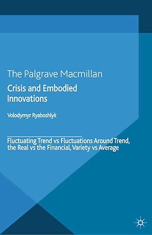 crisis and embodied innovations fluctuating trend vs fluctuations around trend the real vs the financial