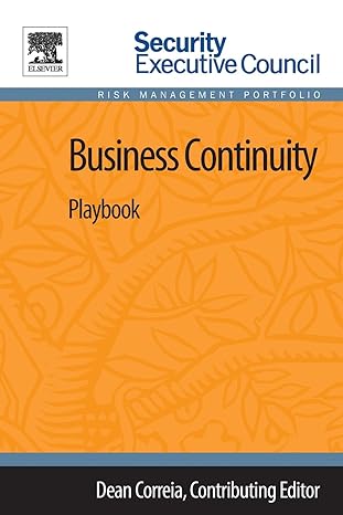 business continuity playbook 2nd edition bob hayes ,kathleen kotwica phd ,dean correia 0124116485,