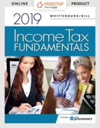 2019 income tax fundamentals 1st edition whittenburg/gill 1337704539, 9781337704533
